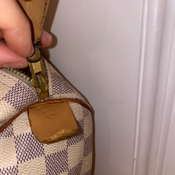 💯♥️Authentic Louis Vuitton Speedy 25 Azur Damier - Picture 6 of 10